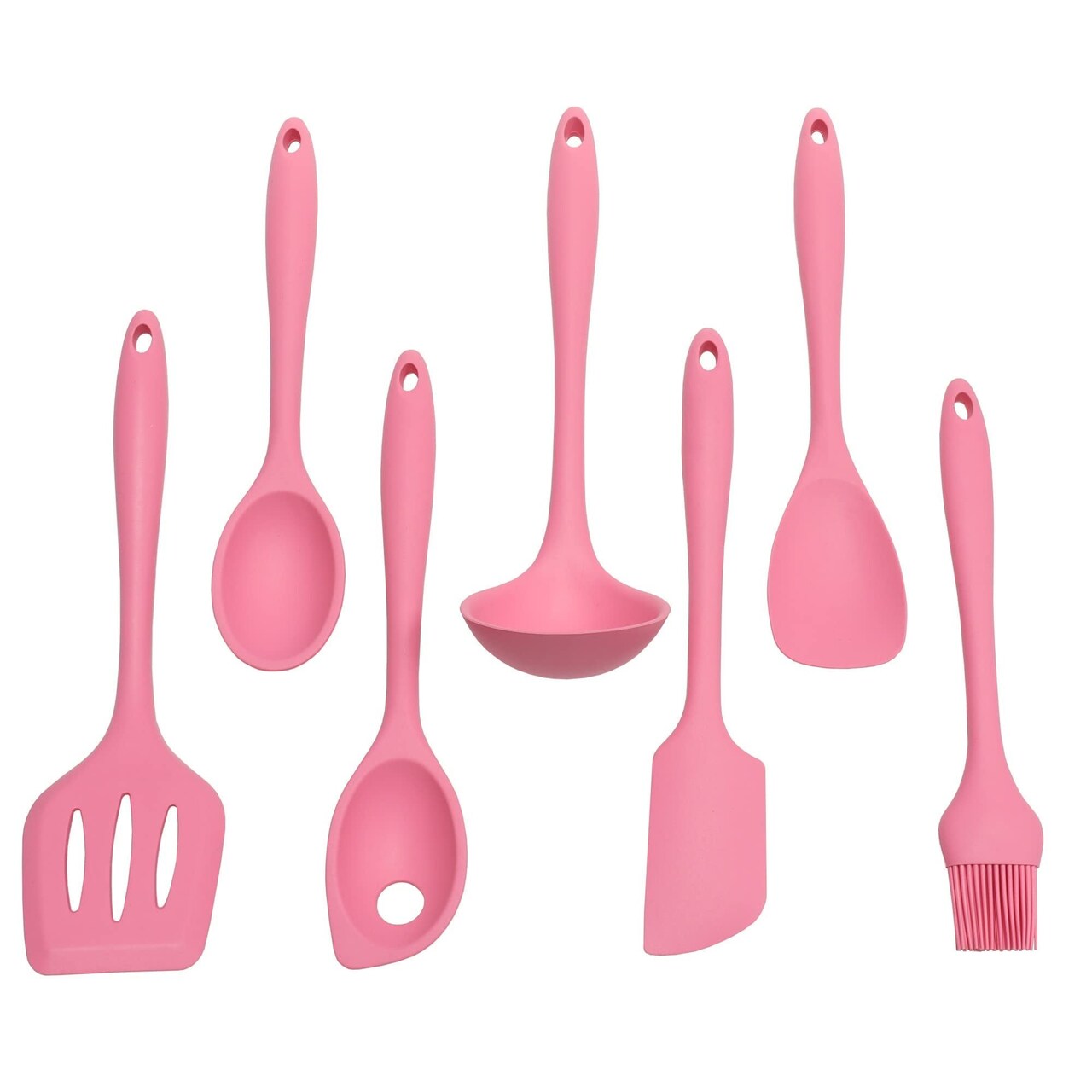Chef Craft 7 Piece Premium Silicone Kitchen Tool and Utensil Set